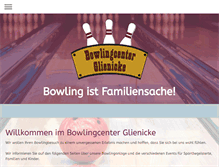 Tablet Screenshot of bowlingcenter-glienicke.de